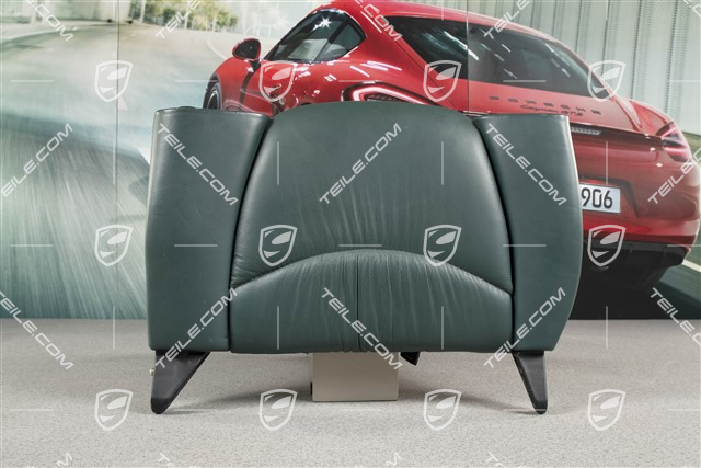 Back seat backrest, Rear, Leather, Cedar green, Coupe/Targa, L