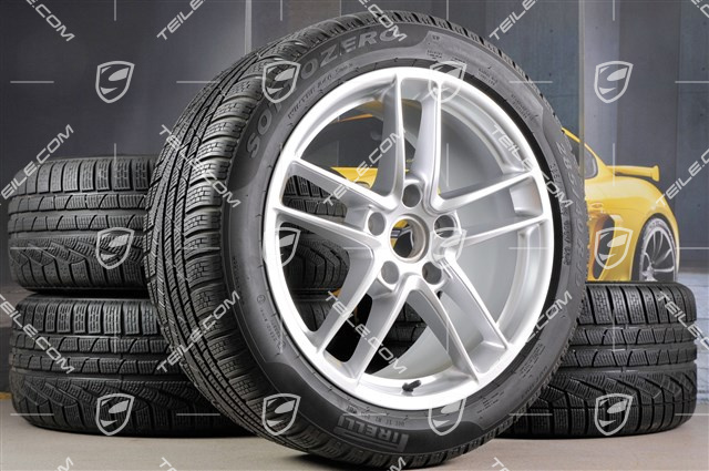 19-inch winter wheels set Turbo II, rims 9J x 19 ET60 + 10J x 19 ET61 + NEW Pirelli Sottozero winter tyres 255/45 R19 + 285/40 R19, without TPM