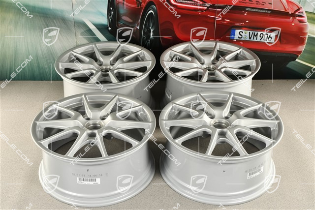 19-inch Boxster Spyder wheel set, 10J x 19 ET42 + 8,5J x 19 ET55