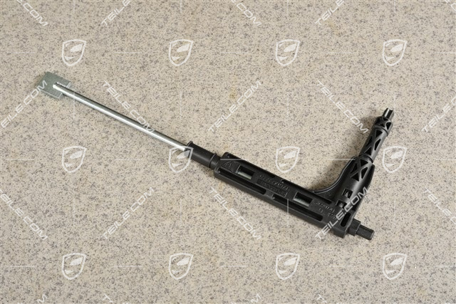 Convertible roof emergency release key
