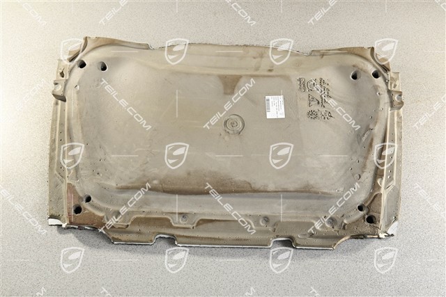 Verkleidung / Teppich, Motorabdeckung, Schwarz