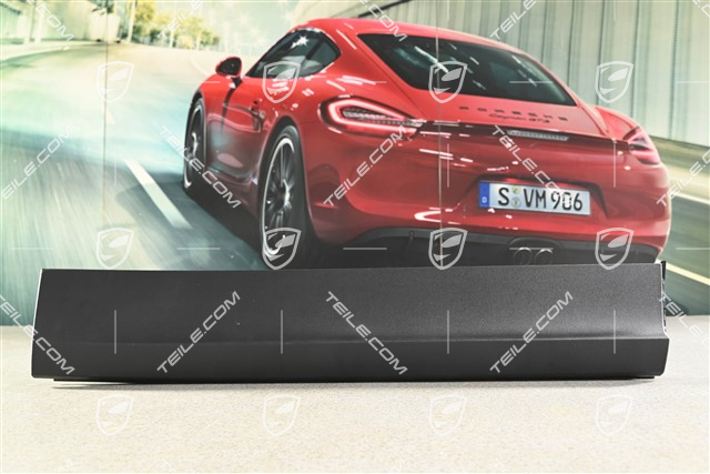 Strip, rear door, Black matt, R