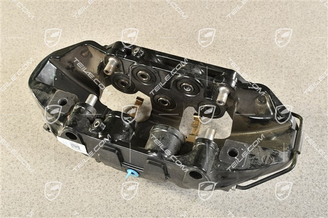 Festsattel / Bremssattel, VA, Turbo / TurboS, PCCB, Schwarz, L