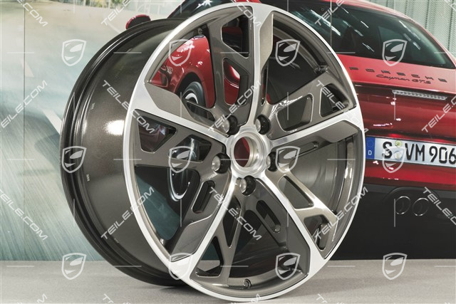 21" Felge Cross Turismo Design, 9,5J x 21 ET60, Titan