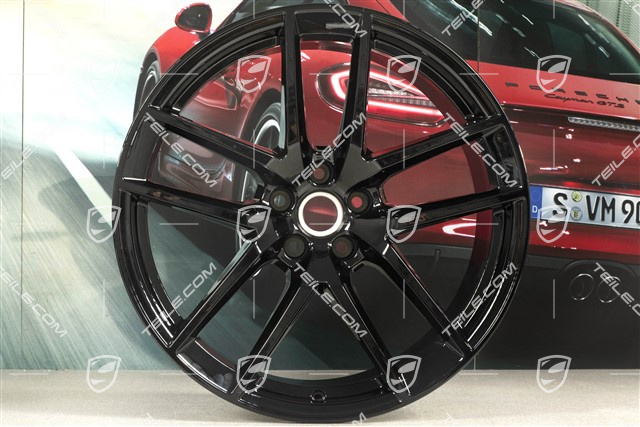 20-inch wheel rim "Macan S" 9J x 20 ET26, in black (high gloss)