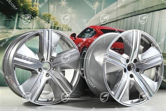22" Macan Exclusive Design Felgensatz, 9J x 22 ET29 + 11J x 22 ET47