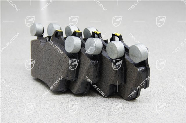 Front brake pad set, C2/ rear C2S/C4S/GTS/4GTS, L+R