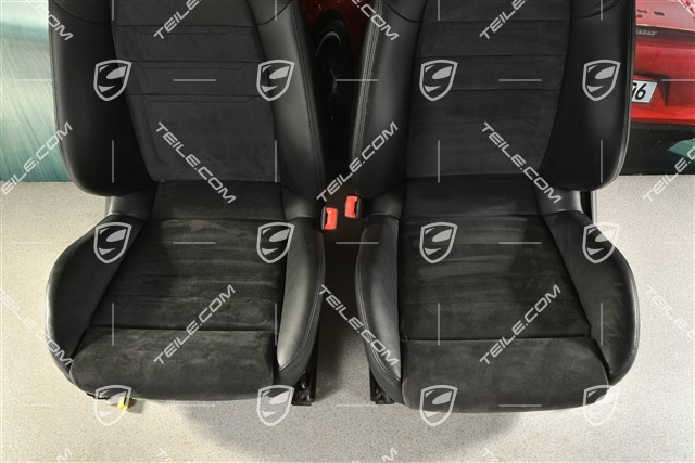 Sportsitze, el. einstellbar, GTS, Leder+Alcantara, schwarz, Satz (L+R)