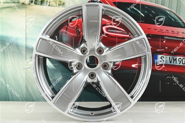 20" Felga Carrera Sport, 10,5J x 20 ET47, Platinsilber Metallic