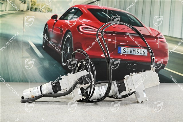 Driving mechanism for rear spoiler/wing, GT3RS
