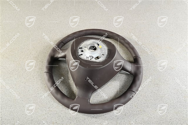 3-spoke steering wheel, multifunction for manual transmission, Smooth Leather Cocoa
