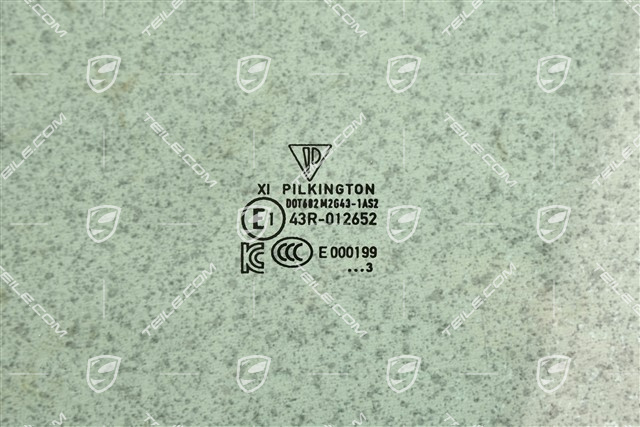 Coupe, Door side window glass, L