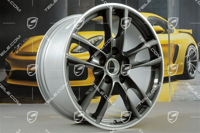 19" Felga Boxster S III, 9,5J x 19 ET45, Achat Grey Metallic
