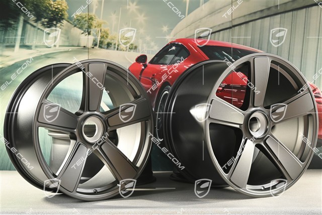 20+21" Sport Classic wheel rim set, 9,5J x 20 ET44 + 12J x 21 ET63, Turbonite