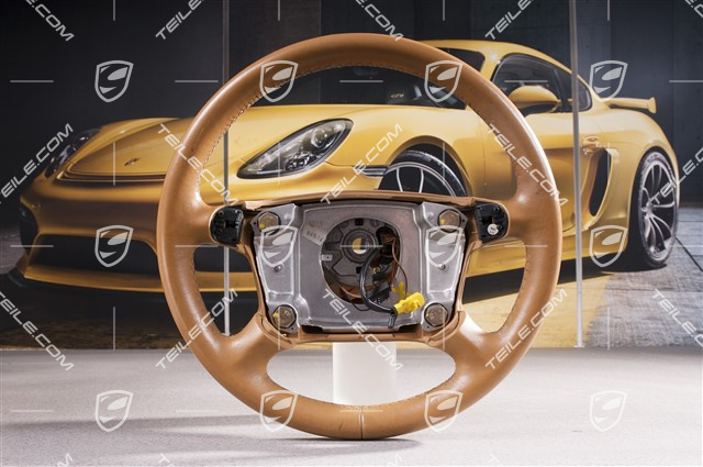 Steering Wheel, leather damaged