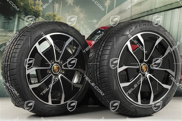 20-inch Turbo Aero Design, winter wheel set, rims 9J x 20 ET54 + 11J x 20 ET60 + NEW Pirelli winter tyres 245/45 R20 + 285/40 R20