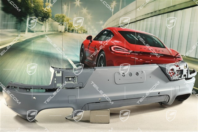 Coupe, Rear bumper spoiler / lower part trim, Sport Design package