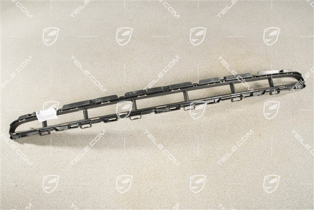 Front bumper Grille, middle, Lower, Black