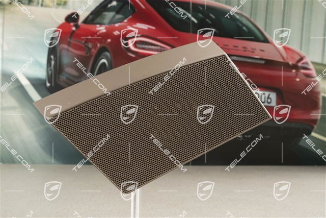Loudspeaker cover grille, dashboard trim, Espresso, R