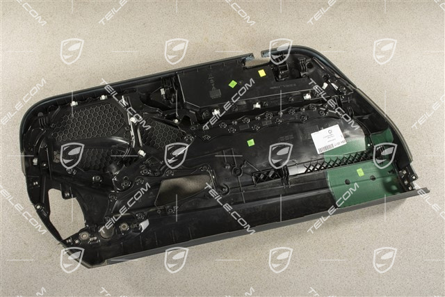 Türverkleidung ohne Zierleiste, Kunstleder / slush, Schwarz, Klangpaket ASK, R