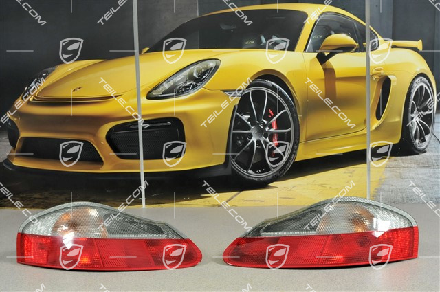 Rear lights set, red/white, L+R