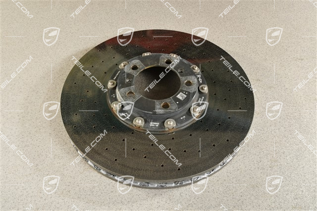 PCCB tarcza hamulcowa ceramiczna, 20" / 420mm, uszkodzona, R