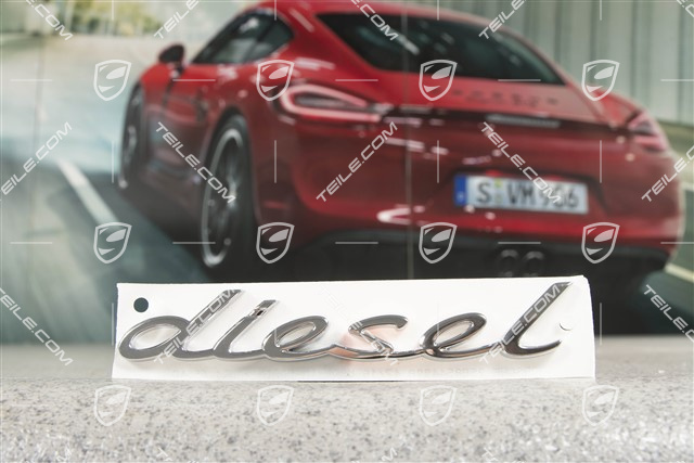 Logo "Diesel", Chrom, lateral, L