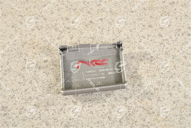 Cup holder cover / Dashboard trim Volcano Grey, L