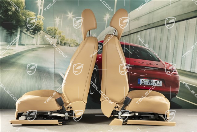 GTS Sportsitze, Leder beige + Alcantara, Satz L+R + Hinten