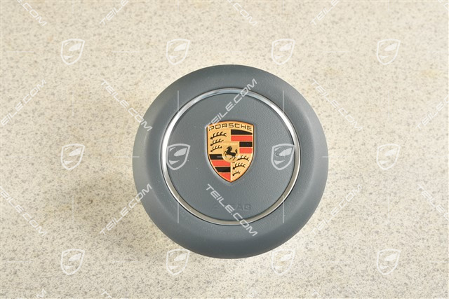 Airbag-Einheit für Lenkrad, Leder, Graphitblau USA