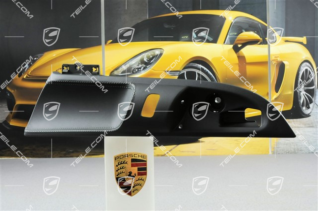 Einsatz, Griffmulde, Leder, Schwarz, Coupe/Targa, LL/R