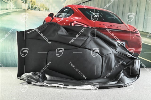 Lehnenbezug, Leder, Sportsitz Plus, Schwarz, L