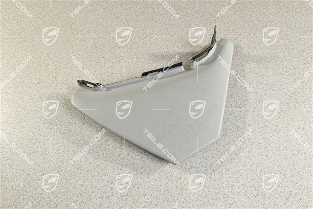 Mittelkonsole, Blende seitlich, Kunstleder, Stahlgrau, R