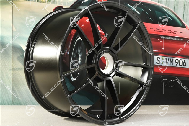 21-inch Turbo S wheel rim, 11,5J x 21 ET67 in black satin-mat
