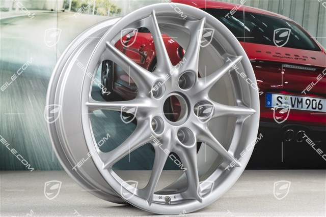 17" Komplet felg Carrera II mod. 2002, 7J x 17 ET50 + 9J x 17 ET55