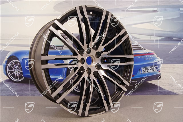21'' Turbo III Felga, 9J x 21 ET26, czarny wysoki połysk