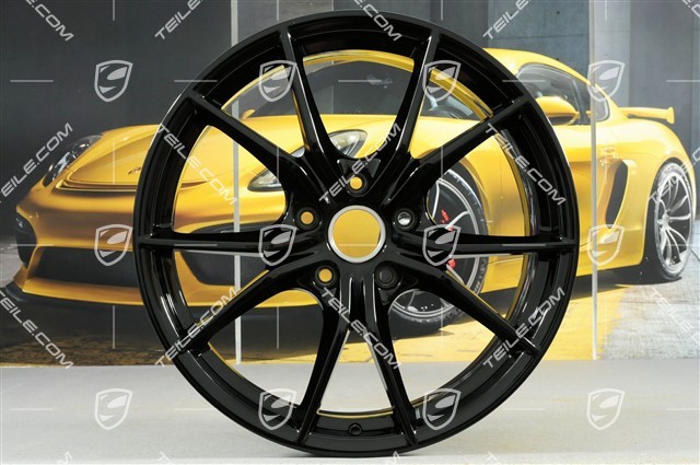20" Felga Carrera S (IV), 8,5J x 20 ET49, czarny perłowy Jet Black metalik