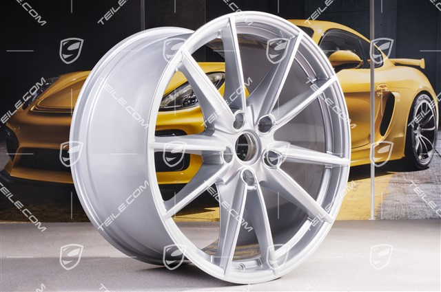21" Felge Carrera S, 11J x 21 ET66, Brilliantchromlack
