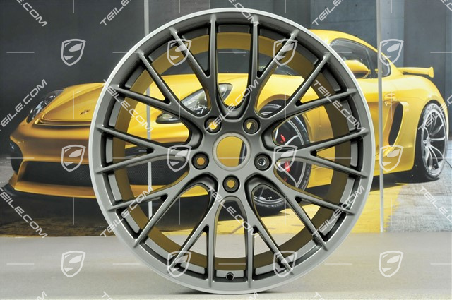 20" Komplet felg RS SPYDER Design, 8,5J x 20 ET49 + 11,5J x 20 ET56, platyna satynowy mat