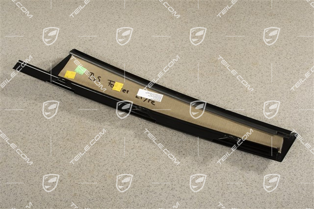 Front door / B-pillar outer cover, Black, L