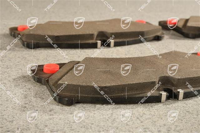 Brake pads, front axle