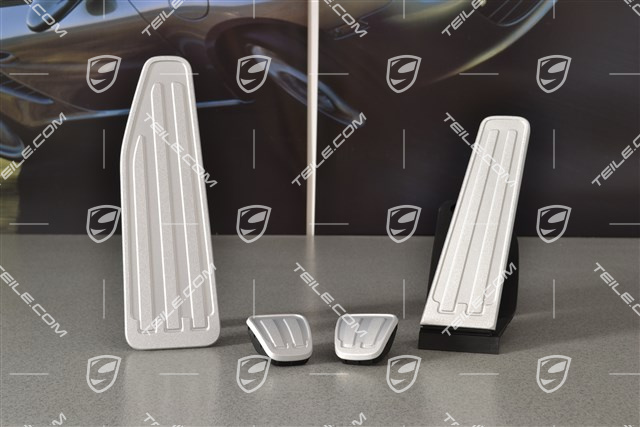 Pedalkappe Fußstütze Satz, Aluminium, für 6- / 7-Gang Schaltgetriebe