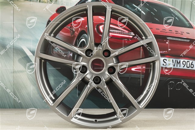 20-inch wheel rim, Cayenne Sport, 10,5J x 20 ET55, Platinum satin-mat