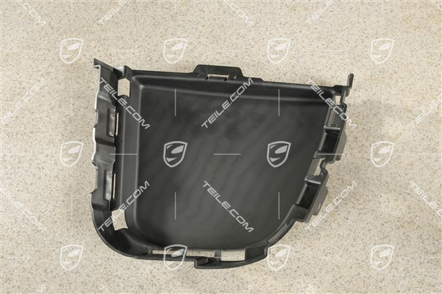 Air duct closed, black, L