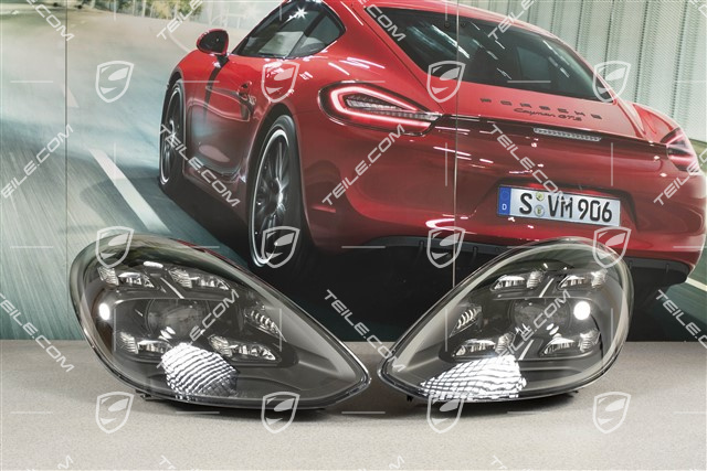 LED-Matrix Scheinwerfer Satz, PDLS, schwarz, L+R