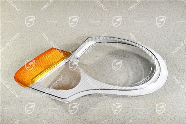 Reflector glass, yellow, R