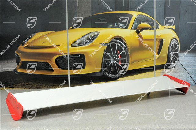 GT3 RS Rear spoiler, wing (without engine lid), complete incl. plate L+R, 2004 model