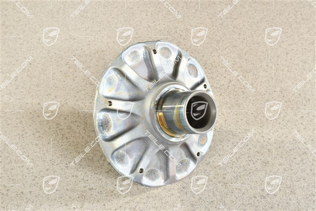 Front axle Wheel hub for central wheel lock