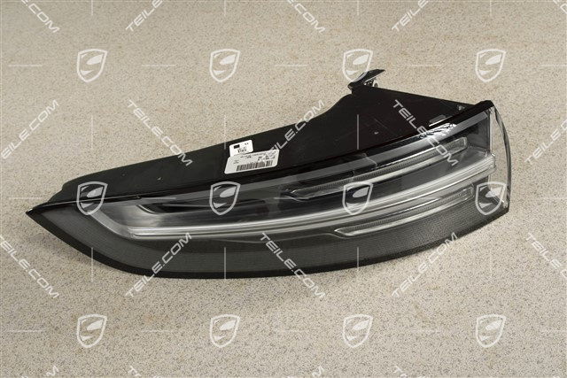 Heckleuchte, aussen, in Schwarz, L