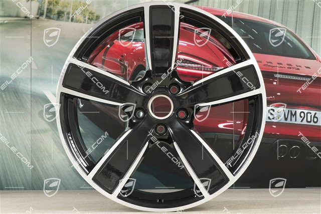 22" Sport Classic Felge, 11,5J x 22 ET52, Schwarz Hochglanz